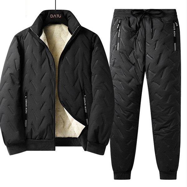 당일배송 2배두툼패딩솜+두툼고급융털 상하세트 남여공용 융털 기모바지