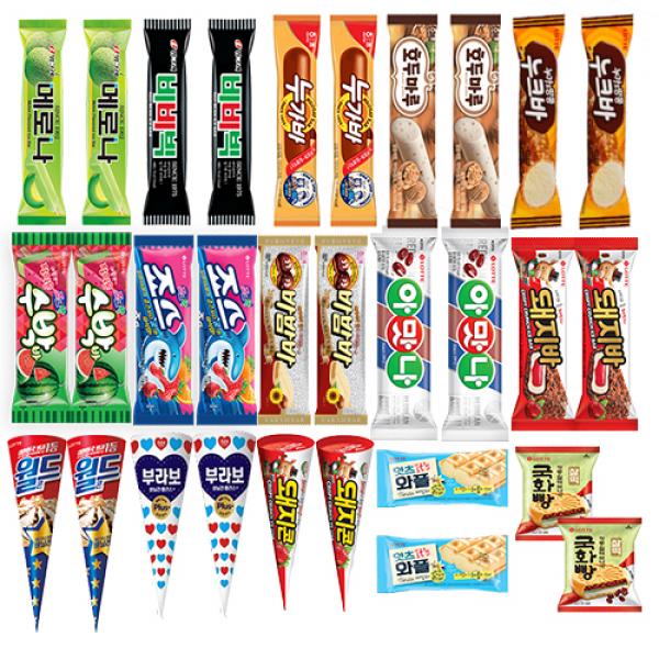 set A/아이스크림 콘 / 바 / 쭈쭈바 / 샌드 / 하드