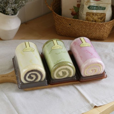 송월 롤케익 베이커리 기념수건