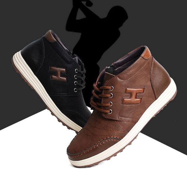 겨울 야외 스포츠 골프화 남자 데일리 하이탑 신발