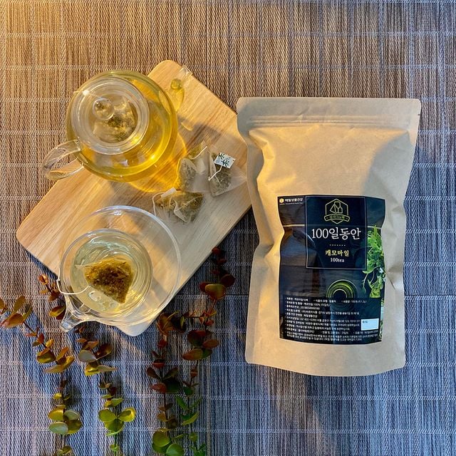 100일동안 캐모마일차 100개입 삼각티백