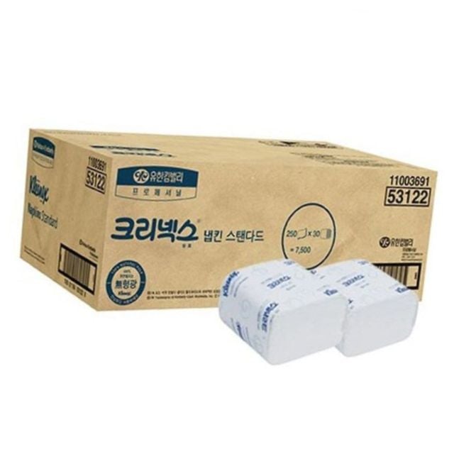 호텔티슈 식탁용 밴드포장 식당 사각 엠보싱냅킨