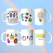 노오븐 노베이크 물전사 타투 머그컵 만들기 DIY키트