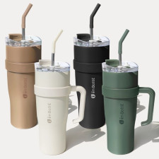 대용량 콜드컵 스텐 빨대 텀블러 1200ml 4컬러